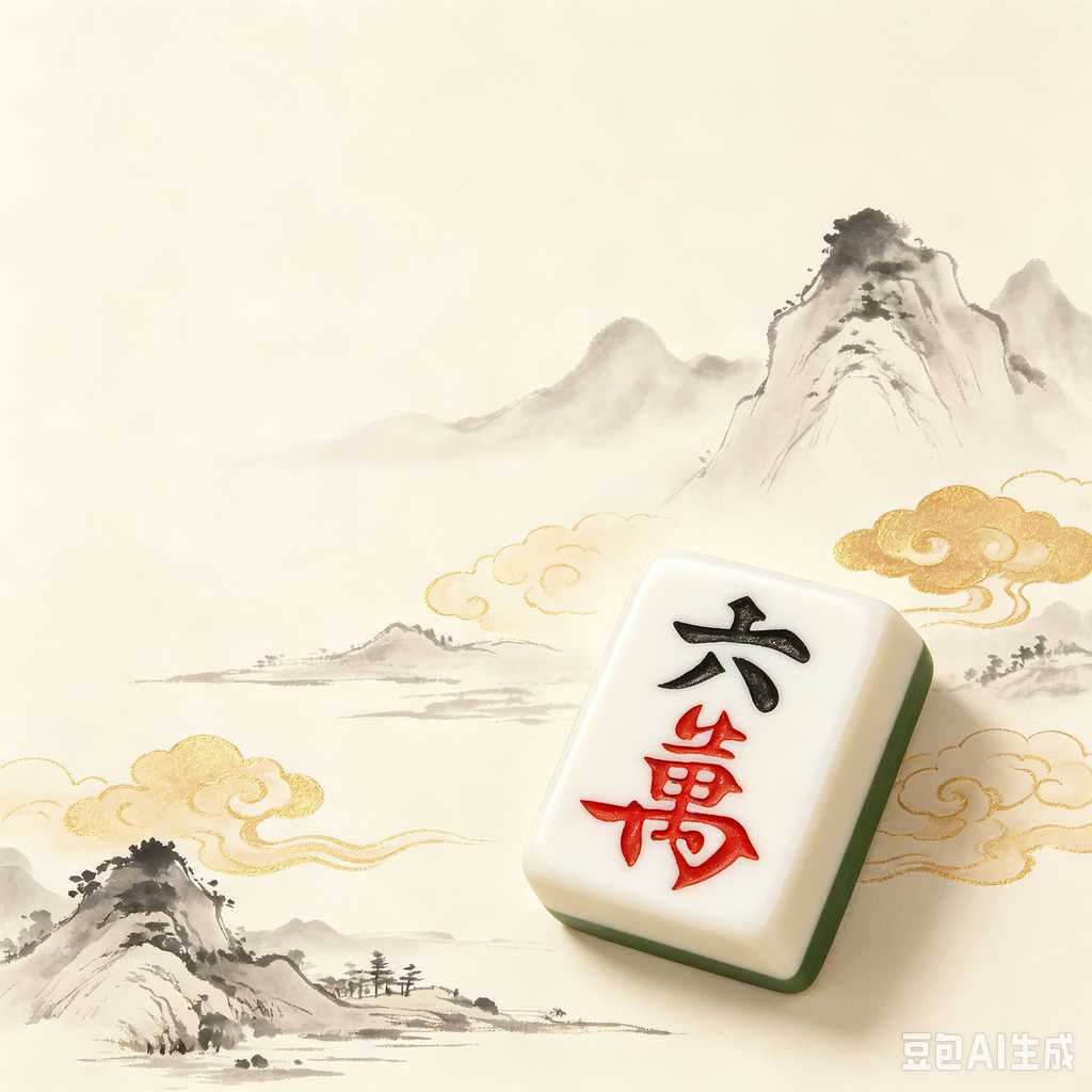 mini travel mahjong set lightweight