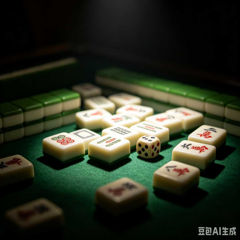 mahjong set for home entertainment