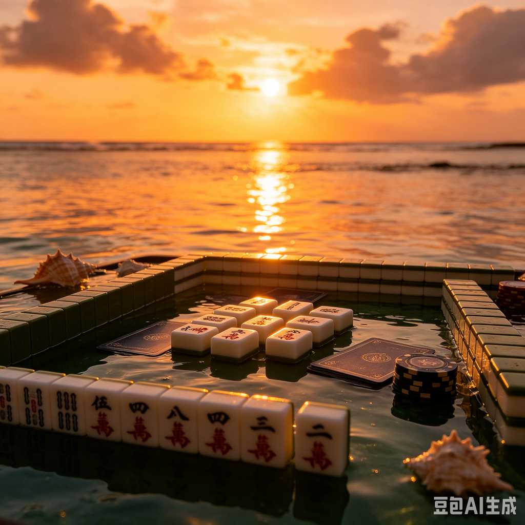 artistic mahjong tiles set