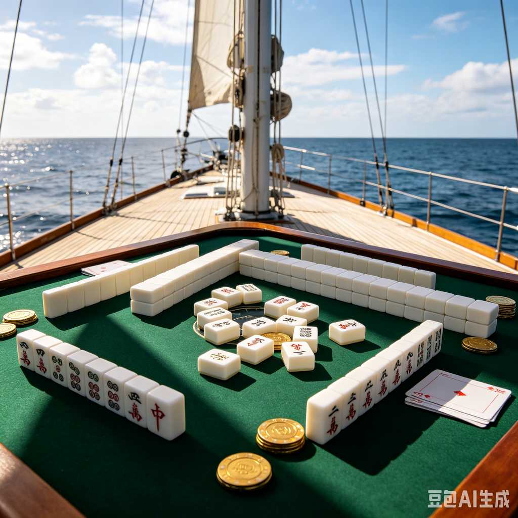 retro vintage mahjong set